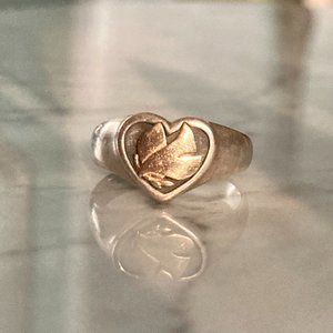 Retired James Avery Dove in Heart Ring (20002637)